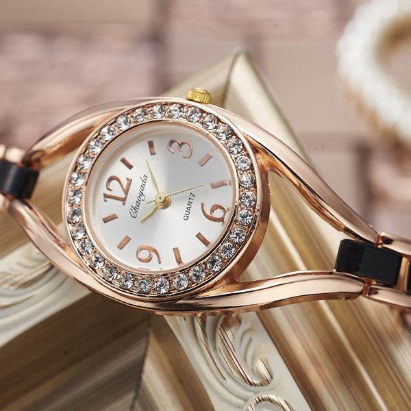 Creative diamond bracelet watch 