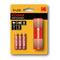 9-LED Flashlight – Red | Compact & Lightweight | Battery Powered | Durable Everyday Torch