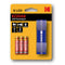 9-LED Flashlight – Blue | Compact & Lightweight | Battery Powered | Durable Everyday Torch