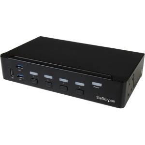 StarTech.com 4-Port HDMI KVM Switch - Built-in USB 3.0 Hub for Peripheral Devices - 1080p 