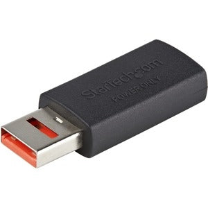 com Secure Charging USB Data Blocker Adapter, Male/Female USB-A Data Blocking Charge/Power-Only Charging Adapter for Phone/Tablet 