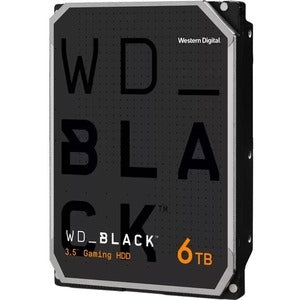 WD Black WD6004FZWX 6 TB Hard Drive - 3.5" Internal - SATA (SATA/600) - Conventional Magnetic Recording (CMR) Method - 3.5" Carrier 