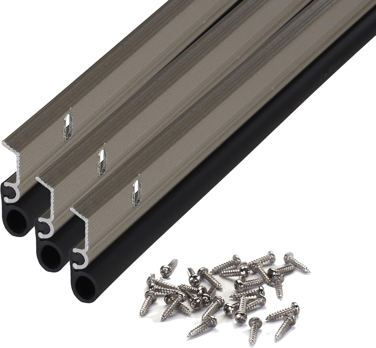 Universal Door Jamb Weatherstip Kit (Screws Included) 