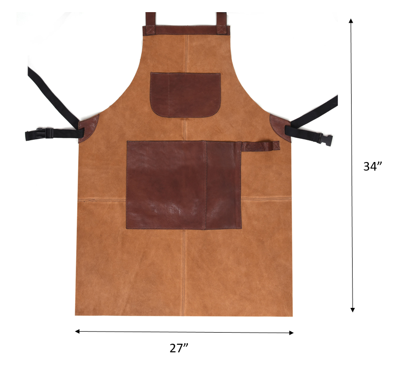 Genuine Leather Suede Apron