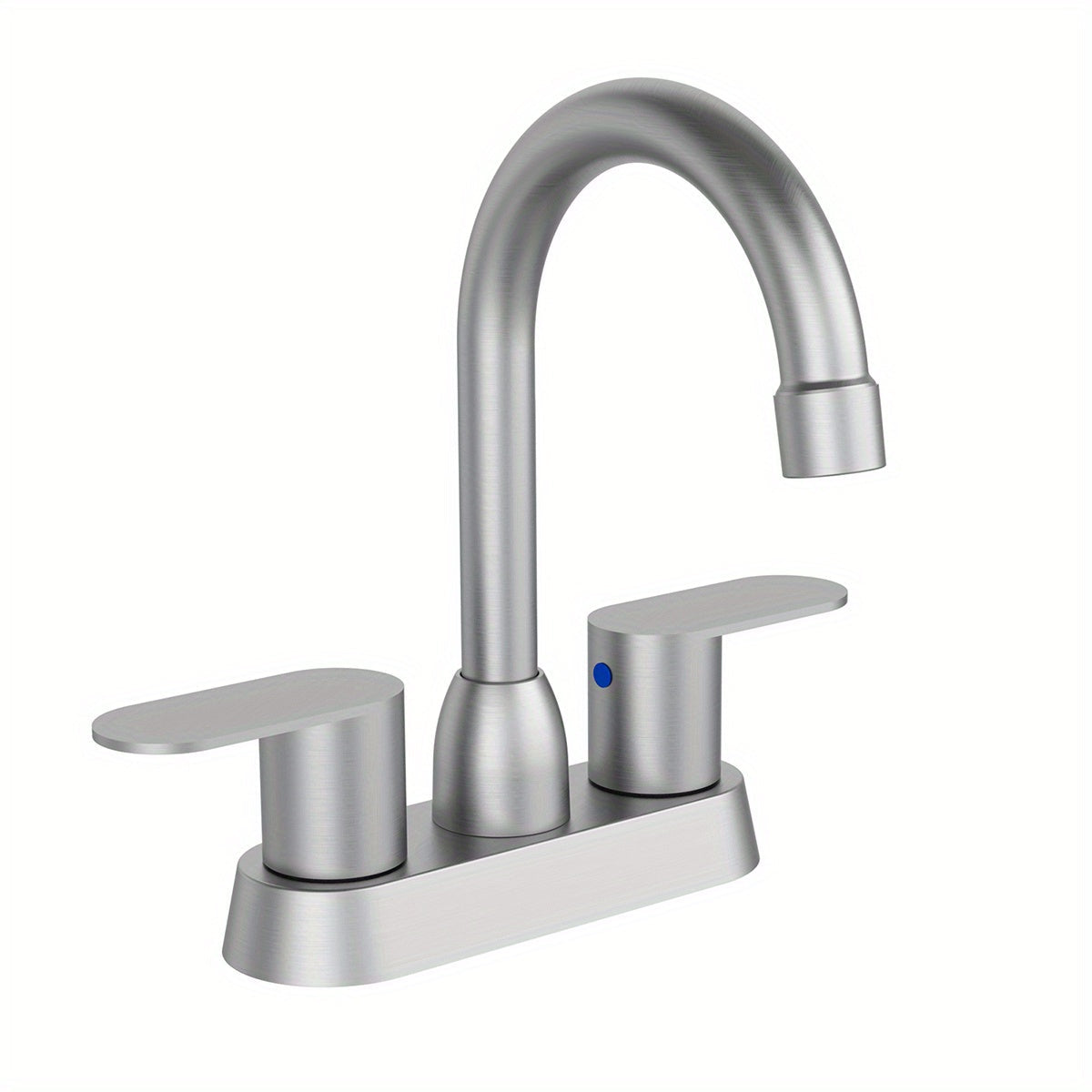 1pc Bathroom Face Basin Faucet, Bathroom Washbasin Faucet, 4 Inch Double Handle Face Basin Faucet 