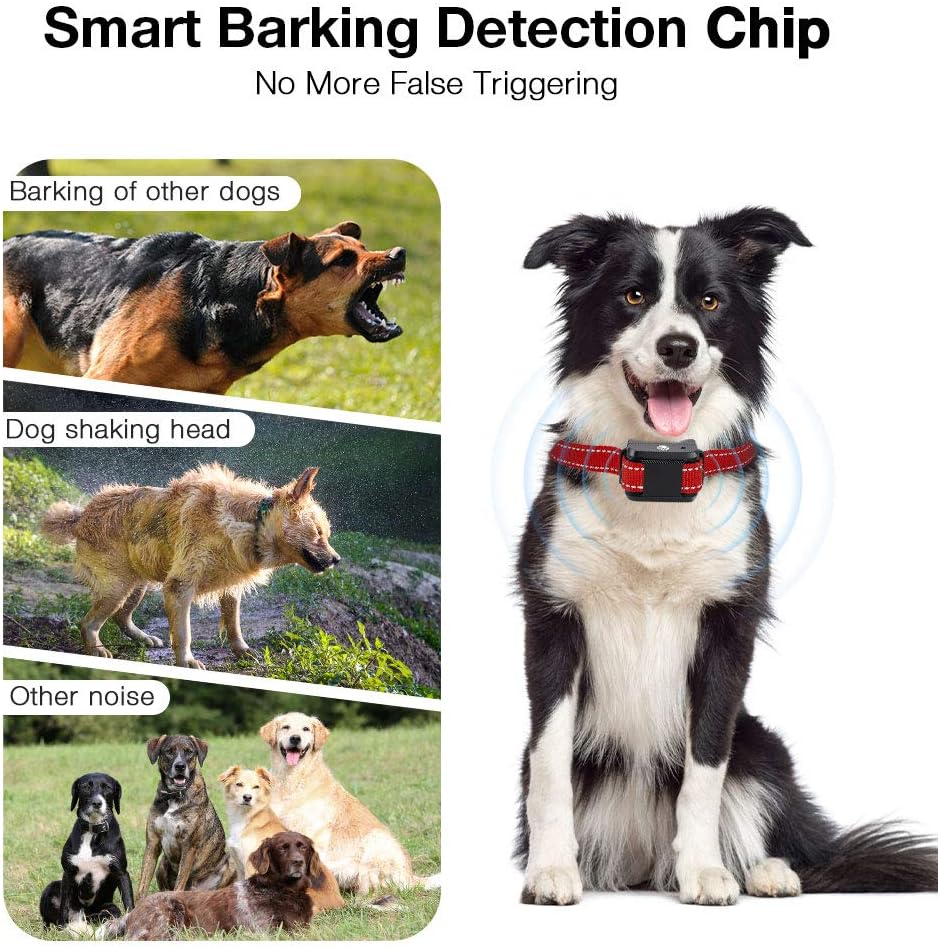 Citronella Bark Collar Citronella Dog Collar for Barking Automatic No Barking Collars Spray Bark Collars Anti Barking Device Stop Dogs Barking for Small Large Medium Dog 