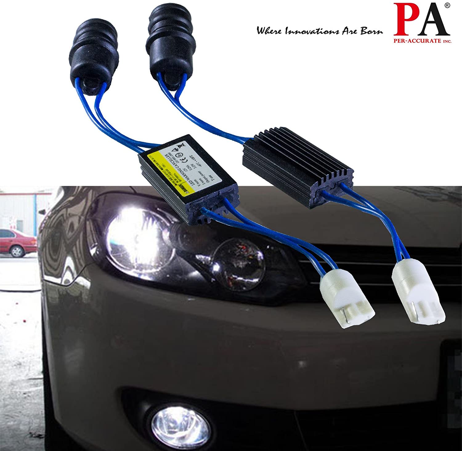 T10 / T15 168 921 "Decode" Load Resistor Built-In (Warning / Hyperflash-Free) Interface Module (1 pair) 