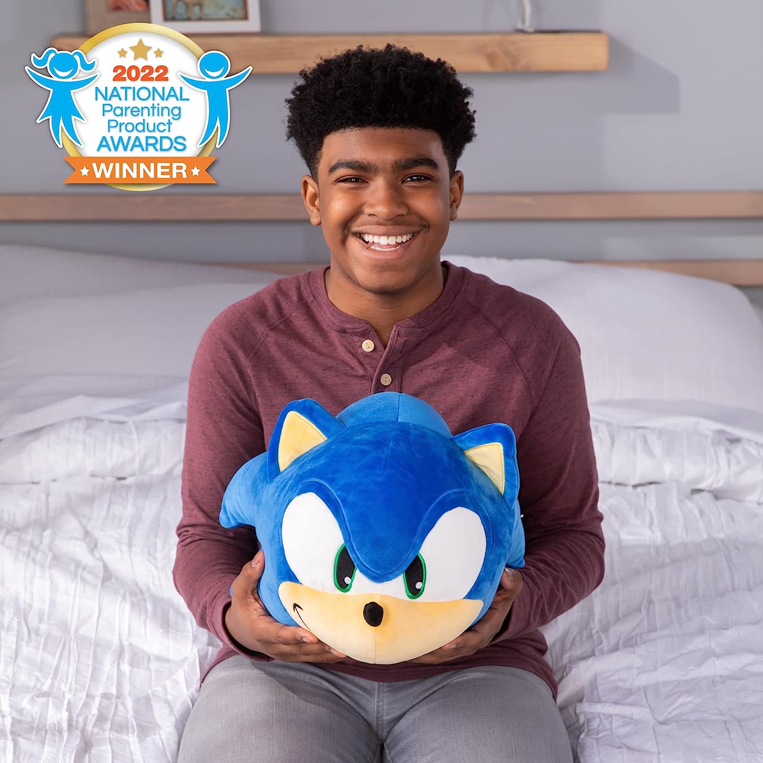 Club Mocchi-Mocchi Giant Sonic the Hedgehog 15 inch Plush - Sonic 