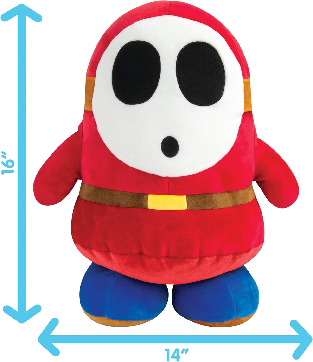 Club Mocchi-Mocchi Giant Nintendo Super Mario Plush 15 inch Plush - SHY GUY 