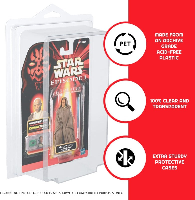 Blister Protector for 3.75” Star Wars & GI Joe Carded Figures - Pack of 25 