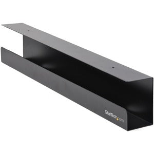 Under Desk Cable Management Tray, Cable Tray Organizer/Manager, Desk/Table Mount, Cord/Power Strip Holder, 23-1/2"L x 4-1/2"D 