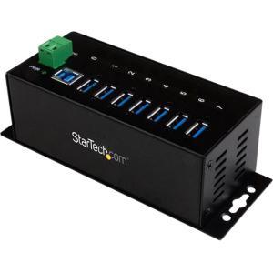 7 Port Industrial USB 3.0 Hub with ESD - 5Gbps 