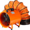 16-Inch Industrial Ventilation Fan with 33 ft Duct Hose, 1350W Portable Exhaust Blower, 5175 CFM