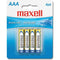 AAA Alkaline Batteries – Pack of 4 | Long-Lasting Power | Leak-Resistant Design | Everyday Use