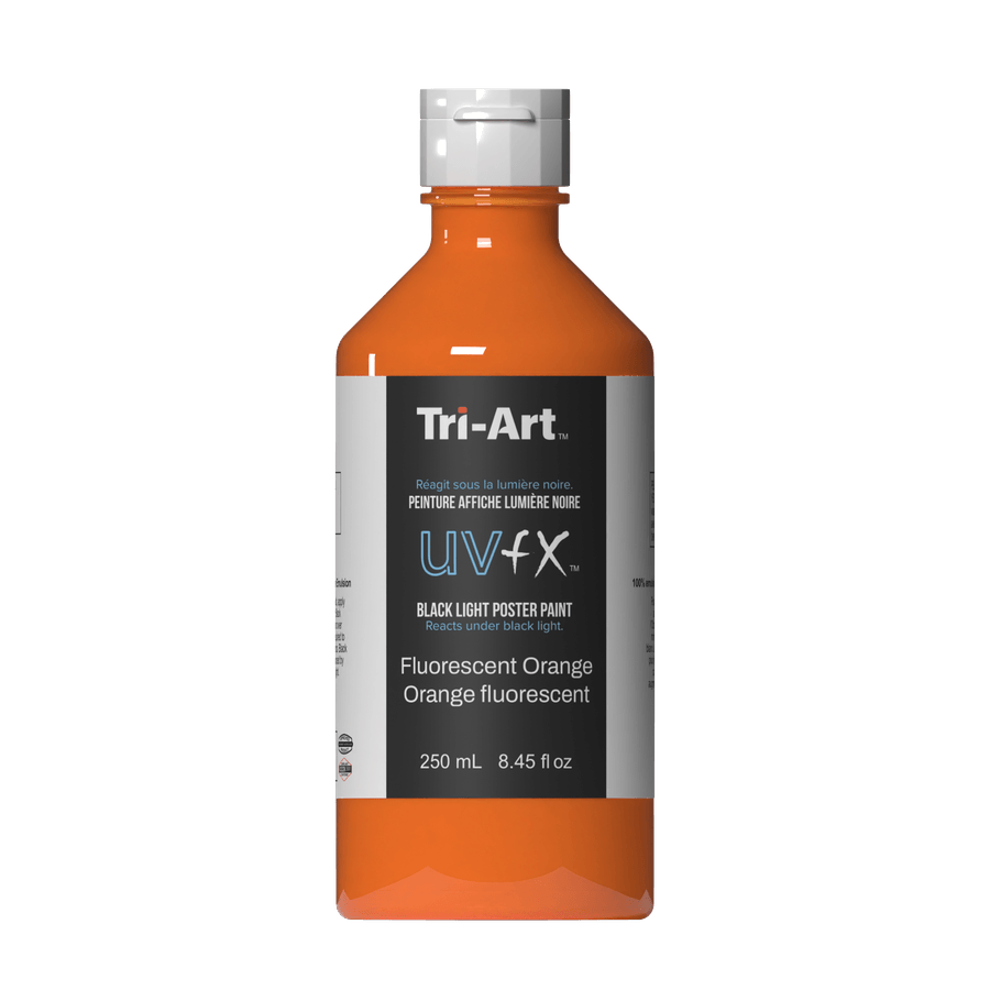 UVFX Black Light Poster Paint - Fluorescent Orange 