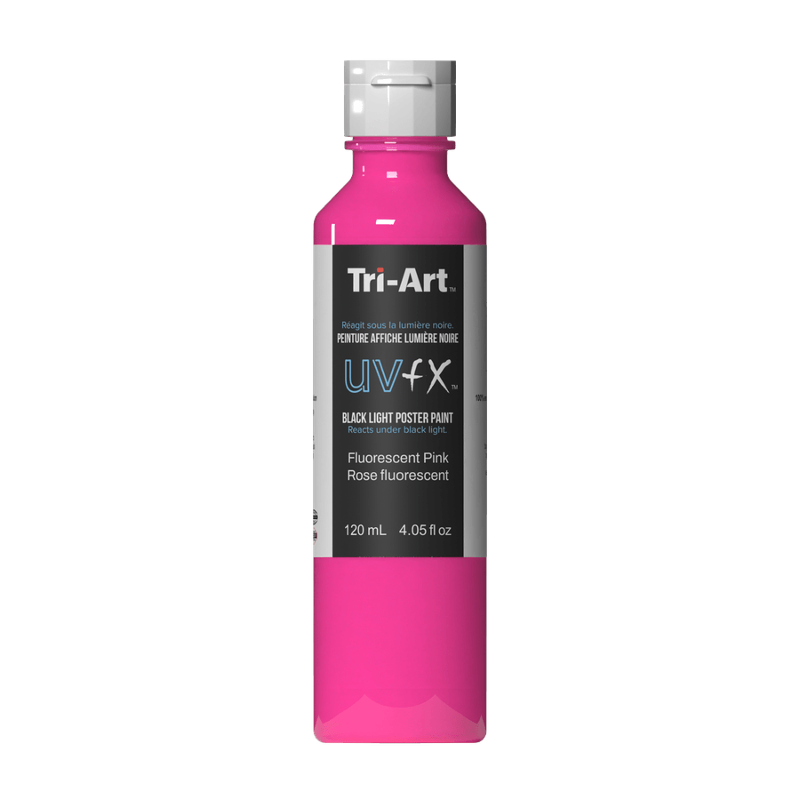 UVFX Black Light Poster Paint - Fluorescent Pink 