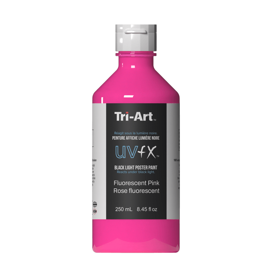 UVFX Black Light Poster Paint - Fluorescent Pink 