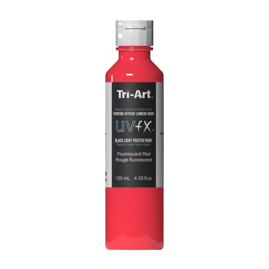 UVFX Black Light Poster Paint - Fluorescent Red 