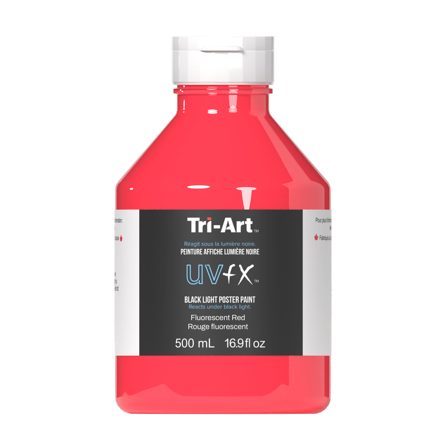 UVFX Black Light Poster Paint - Fluorescent Red 