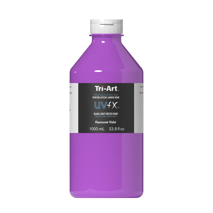 UVFX Black Light Poster Paint - Fluorescent Violet 