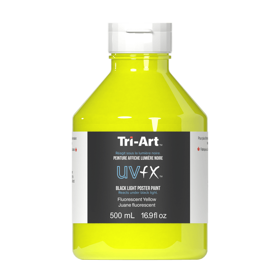 UVFX Black Light Poster Paint - Fluorescent Yellow 