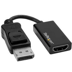 DisplayPort to HDMI Adapter, 4K 60Hz Active DP 1.4 to HDMI 2.0 Video Converter for Monitor/Display, Latching DP Connector