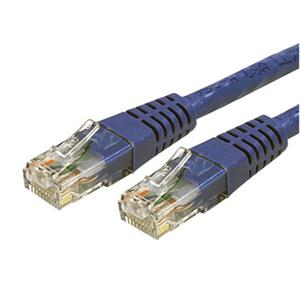 100ft CAT6 Ethernet Cable - Blue Molded Gigabit - 100W PoE UTP 650MHz - Category 6 Patch Cord UL Certified Wiring/TIA 