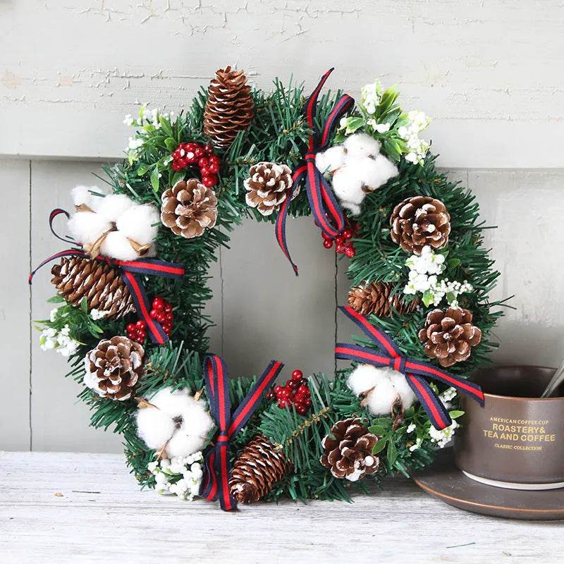 30cm 40cm Christmas Wreath Ornaments Christmas Wreath 