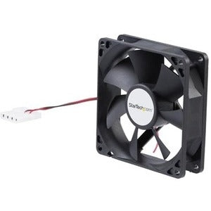 92x25mm Dual Ball Bearing Computer Case Fan w/ LP4 Connector - 2200 rpm - Plastic Fan Enclosure 