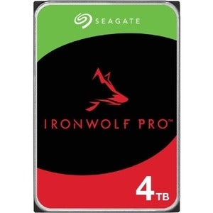 Seagate IronWolf Pro ST4000NT001 4 TB Hard Drive - 3.5" Internal - SATA (SATA/600) - Conventional Magnetic Recording (CMR) Method 