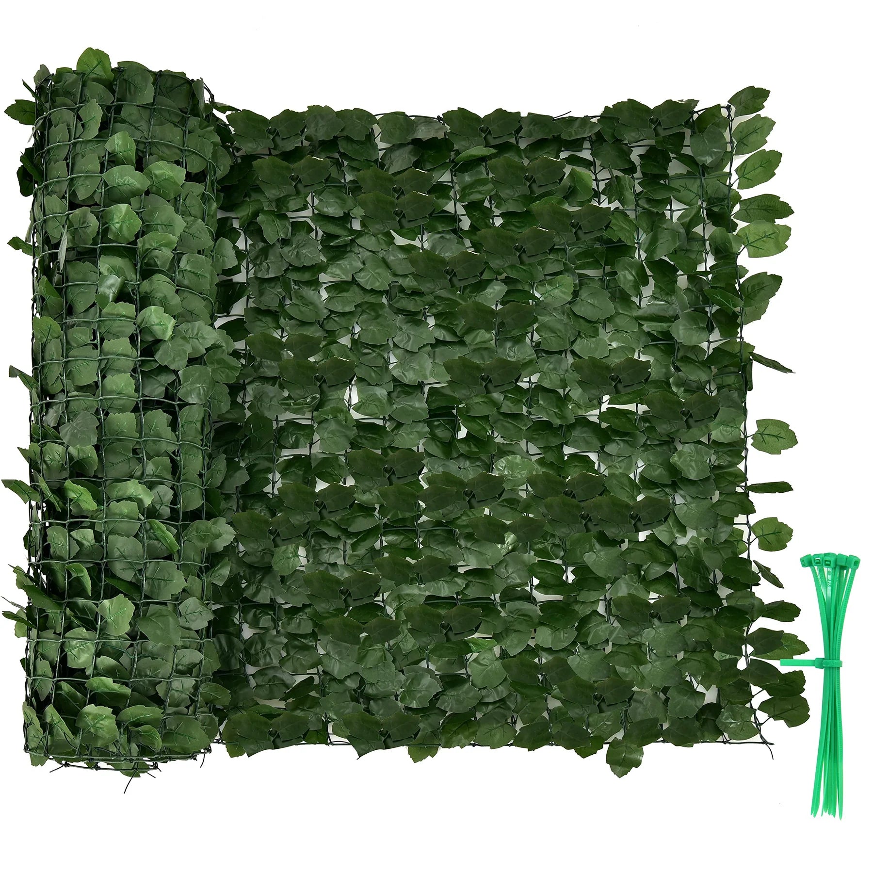 Giantex 118" x 39.4" Artificial Hedges Fence Faux Ivy Vine Greenery Wall 