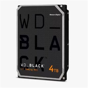 WD Black WD4006FZBX 4 TB Desktop Hard Drive - 3.5" External - SATA (SATA/600) - Conventional Magnetic Recording (CMR) Method - Black 