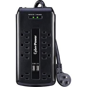 CyberPower CSP806U Professional 8-Outlets Surge Suppressor 