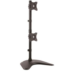 Vertical Dual Monitor Stand, Heavy Duty Steel, Monitors up to 27" (22lb/10kg), Vesa Monitor, Computer Monitor Stand 
