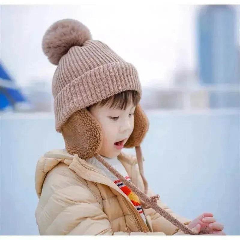 Autumn And Winter Children's Cute Knitting Wool Hat Winter 