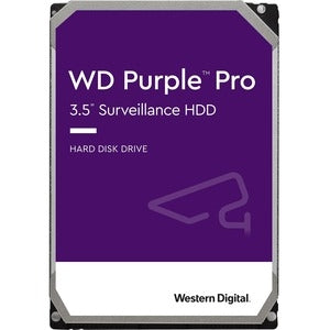 Western Digital Purple Pro WD181PURP 18 TB Hard Drive - 3.5" Internal - SATA (SATA/600) - Conventional Magnetic Recording (CMR) Method 