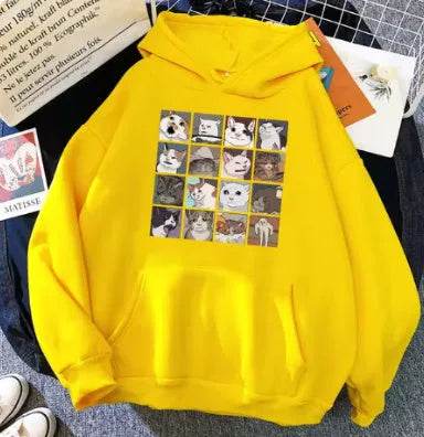 Women's Personalized Harajuku Sweatshirt Loose Plus Size 