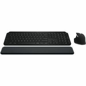 Logitech MX Keys S Combo - Performance Wireless Keyboard and Mouse with Palm Rest 