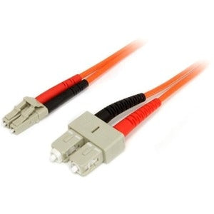 2m Fiber Optic Cable - Multimode Duplex 50/125 - LSZH Fiber Jumper Cord - LC/SC