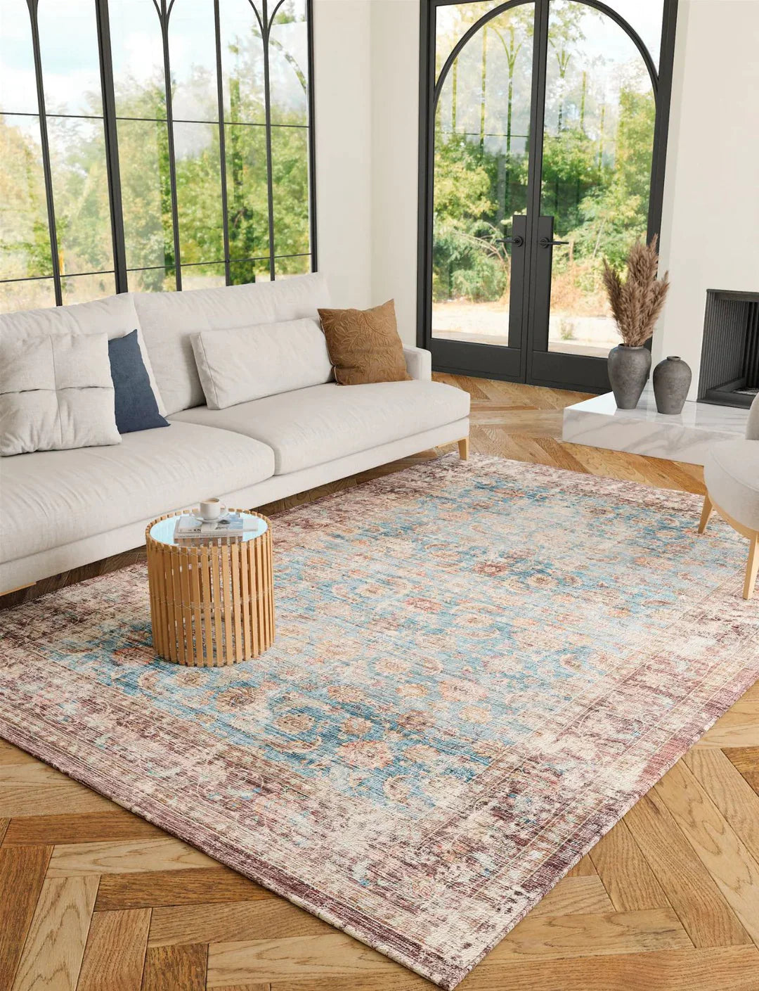 Zariah Brick Lagoon Rug 