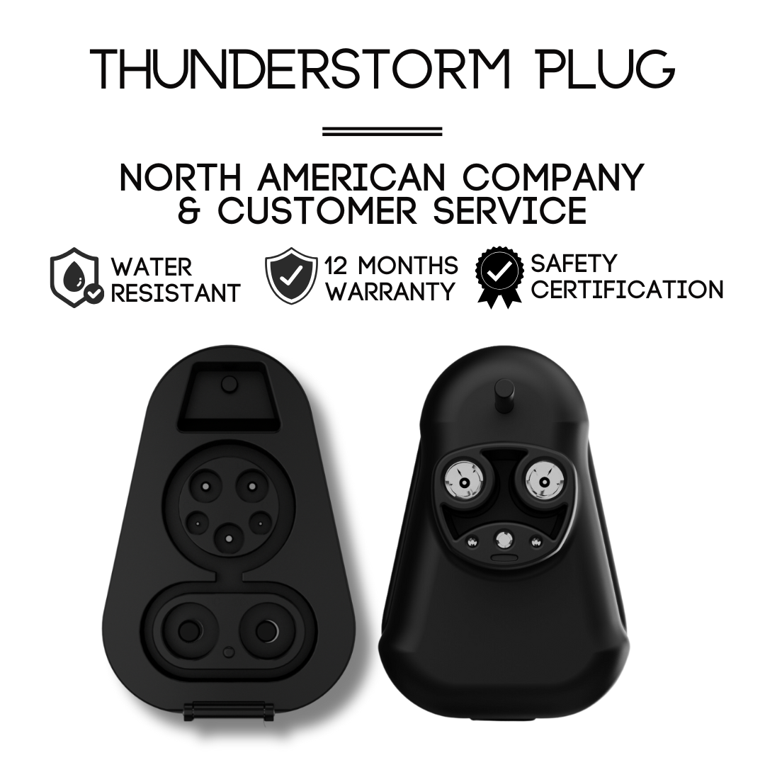 CCS1 Charger To NACS Vehicle | DC | Compatible with Tesla Vehicles & NACS vehicles | UL2252/CSA-C22.2 Certified | The Thunderstorm Plug 