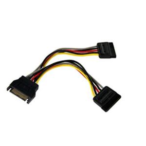 6in SATA Power Y Splitter Cable Adapter - M/F