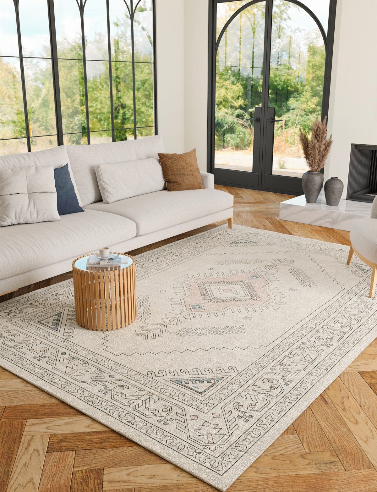 Charna Natural Beige Rug 