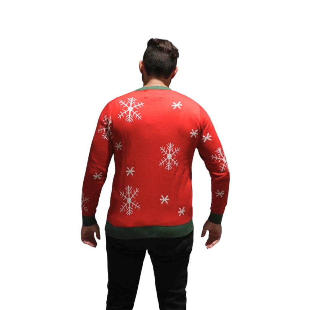 Reindeer Sweater With a Pompom 