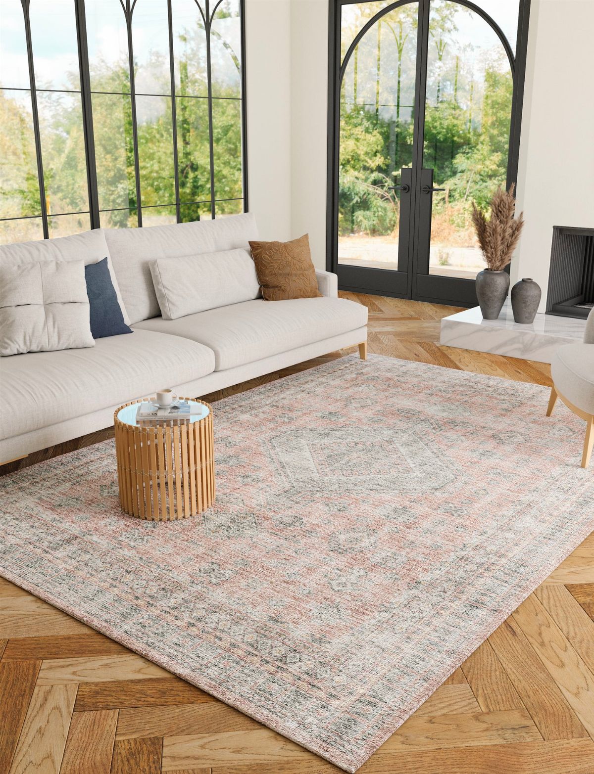 Alina Red Brick Rug 