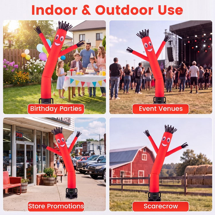 7 FT Inflatable Tube Man with 150W Blower – Outdoor Business Promotion & Event Air Dancer