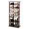 7 Tiers Vertical Shoe Rack for Front Door-Rustic Brown