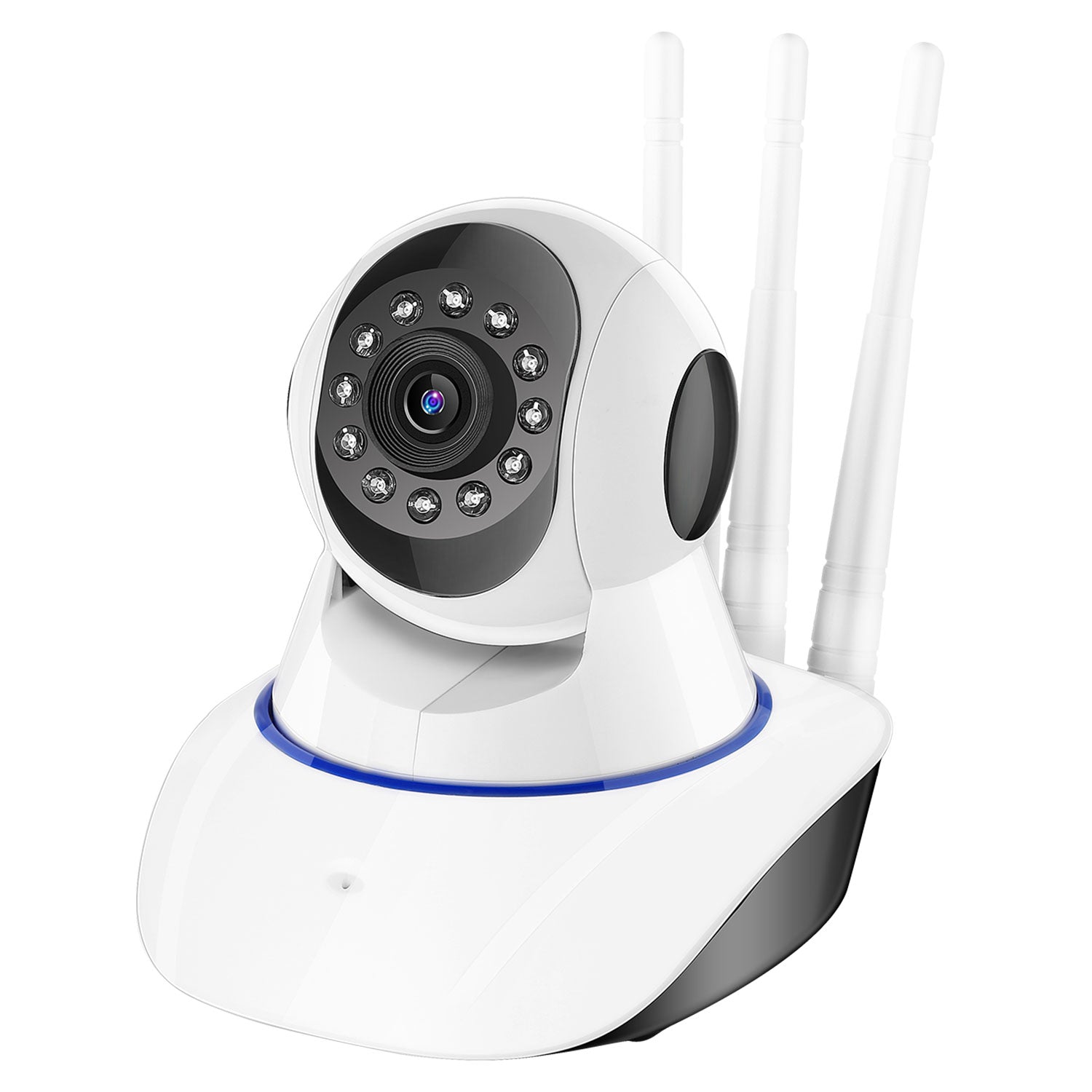 720P WiFi IP Camera Motion Detection IR Night Vision Camcorder Indoor 360° Coverage Security Surveillance App Cloud Available for Baby Elder 