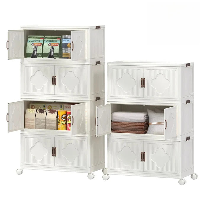AECOJOY Super Large Foldable Storage Box with Lid