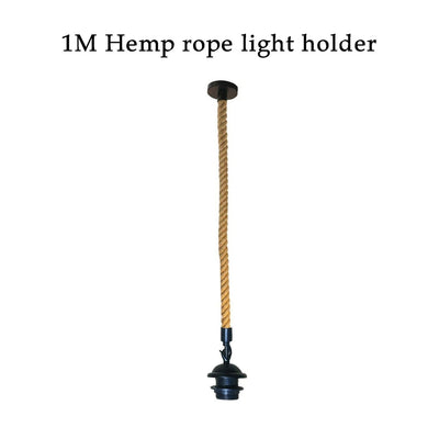 Hanging Hemp Rope Pendant Lights ~1464 